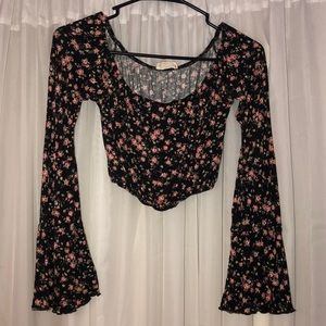 Floral crop top